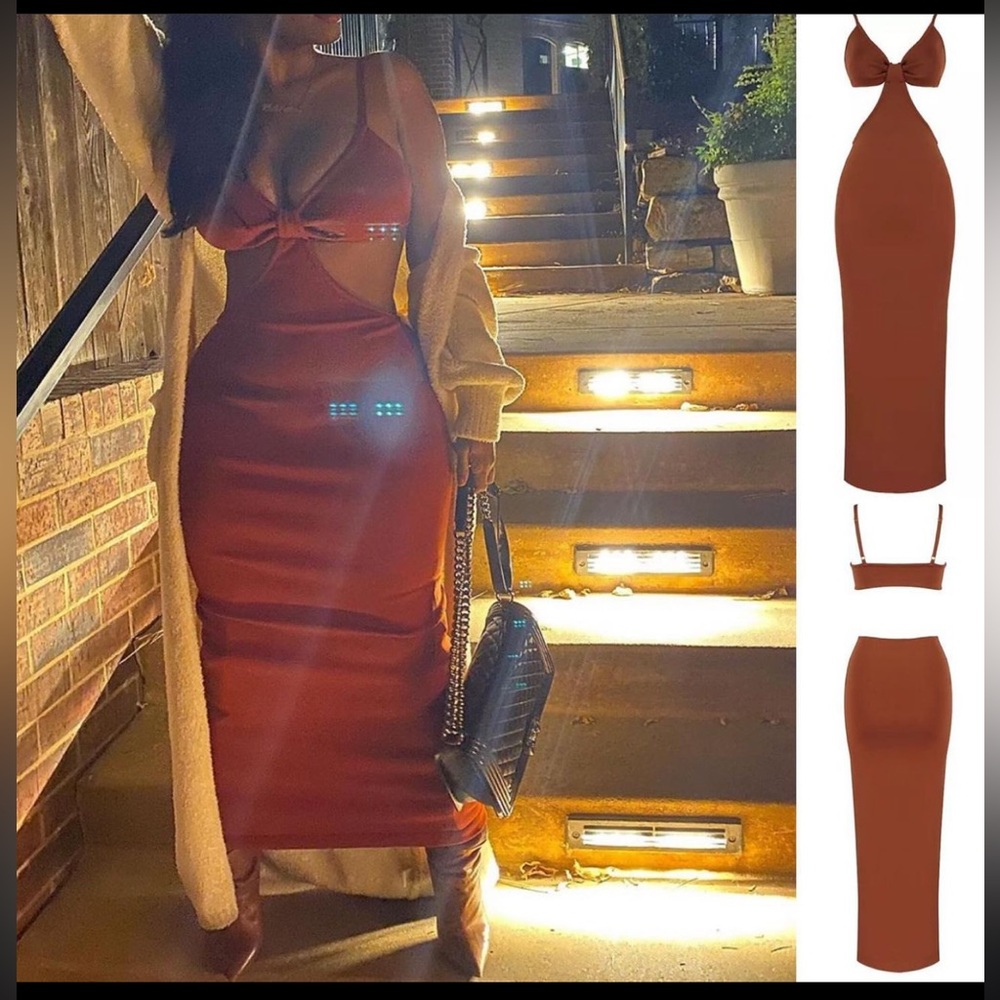 Bodycon Bondage stretch dress